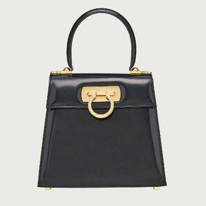 Authentic Salvatore Ferragamo Iconic Top Handle Bag